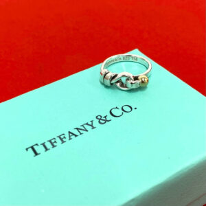 TIFFANY&Co. ティファニー ラブノット 925 K18 750YG リング 指輪