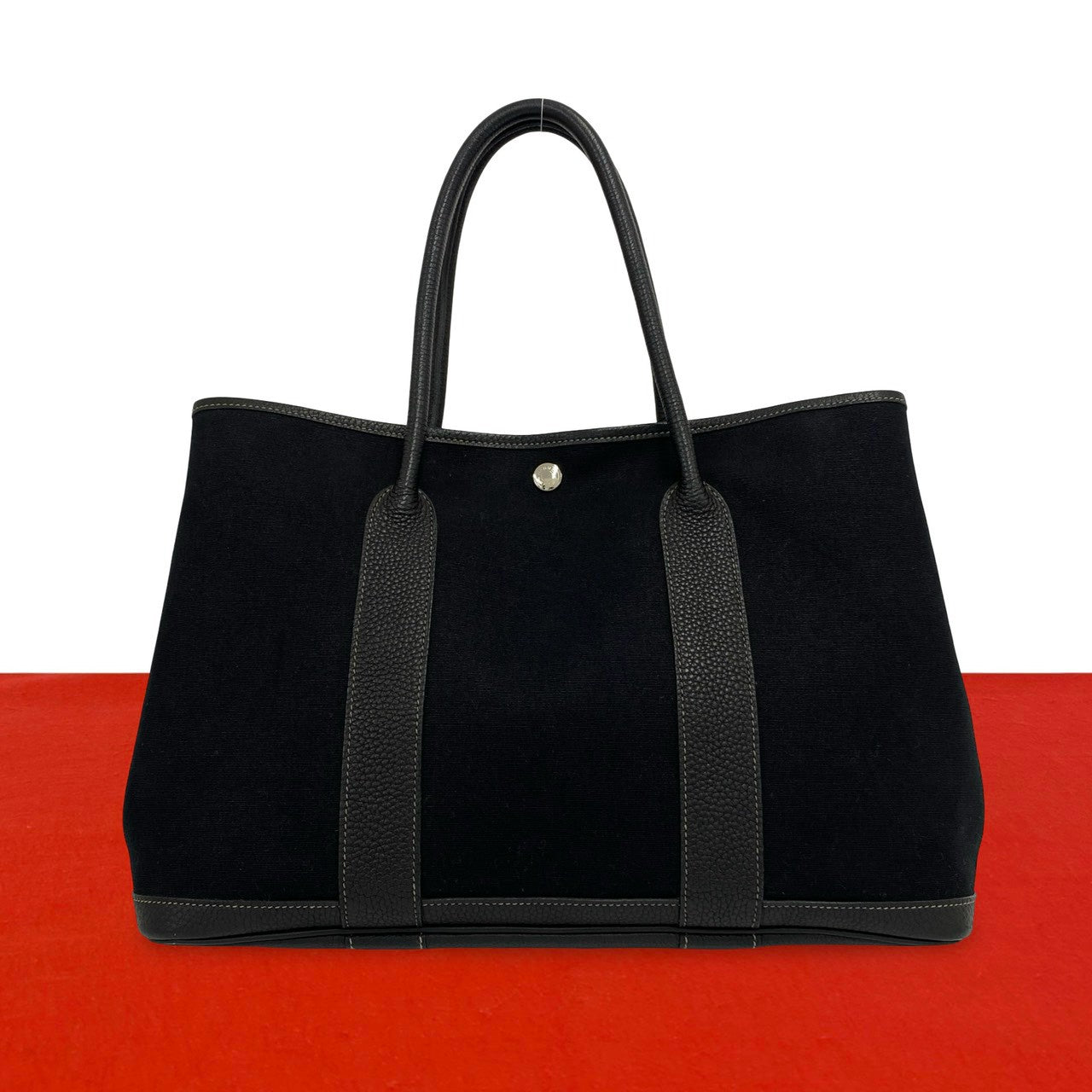 HERMES エルメス ガーデンパーティ PM ハンドバッグ ブッフル