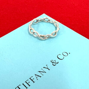 TIFFANY&Co. ティファニー (Vintage) インフィニティ ナローバンド リング 指輪 10号