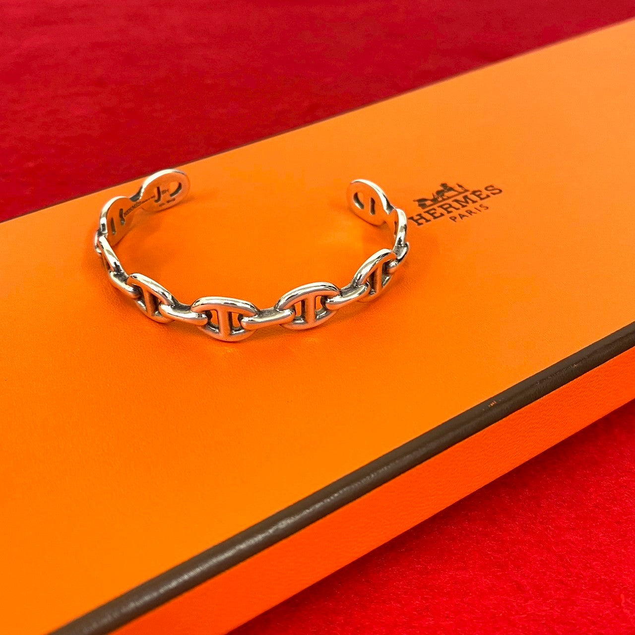 HERMES エルメス シェーヌダンクル アンシェネ バングル
