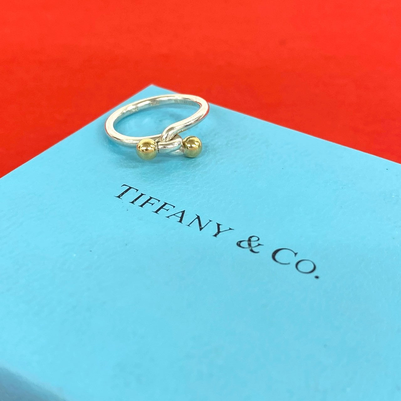 TIFFANY&Co. ティファニー (Vintage) ダブル フック&アイ リング