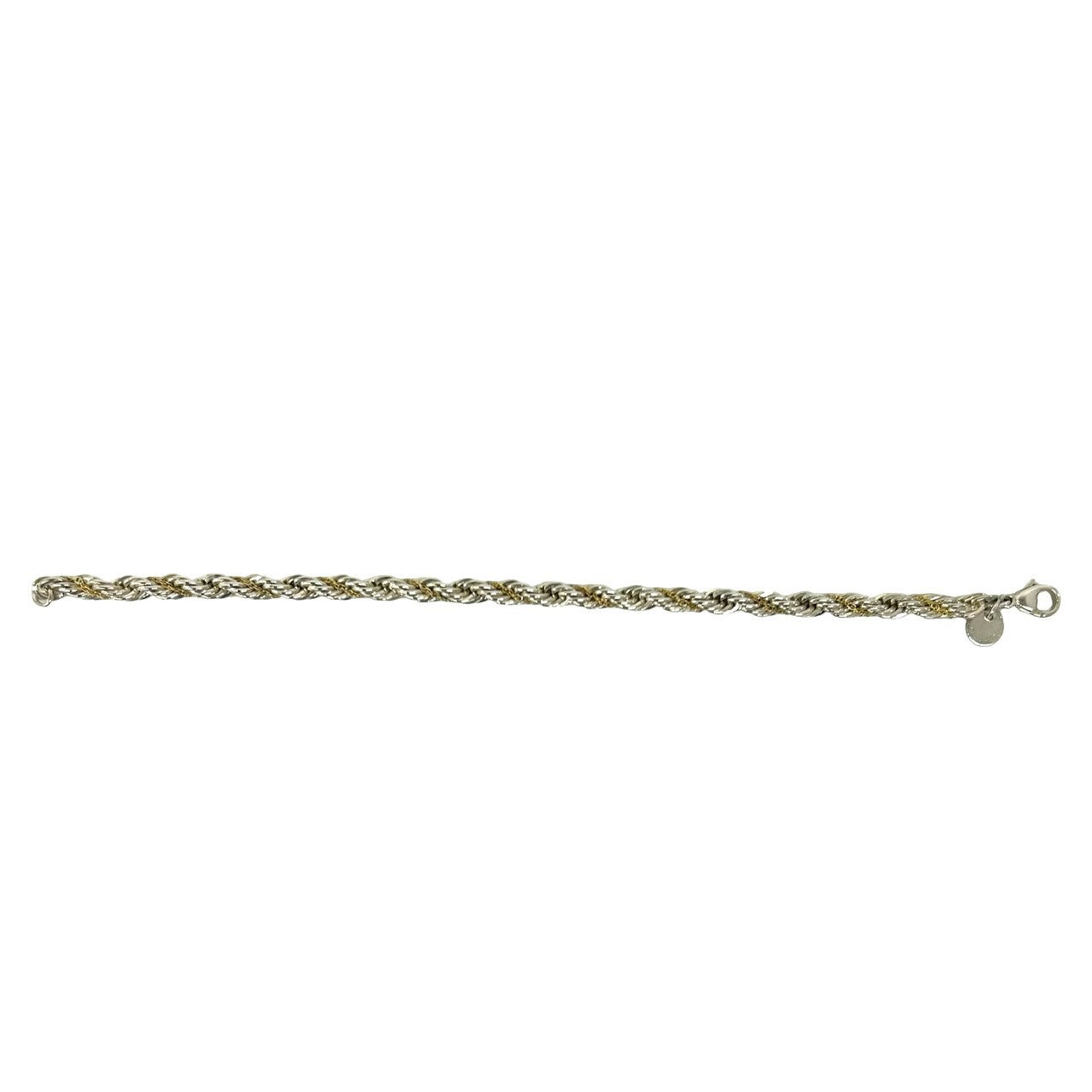 TIFFANY&Co. ティファニー (Vintage) ツイストロープ ブレスレット K18 750 YG 7