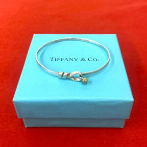 TIFFANY&Co. ティファニー (Vintage) フック＆アイ バングル 925 K18 750YG