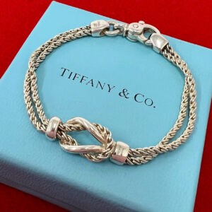 TIFFANY&Co. ティファニー (Vintage) センターノット ダブルロープ ブレスレット
