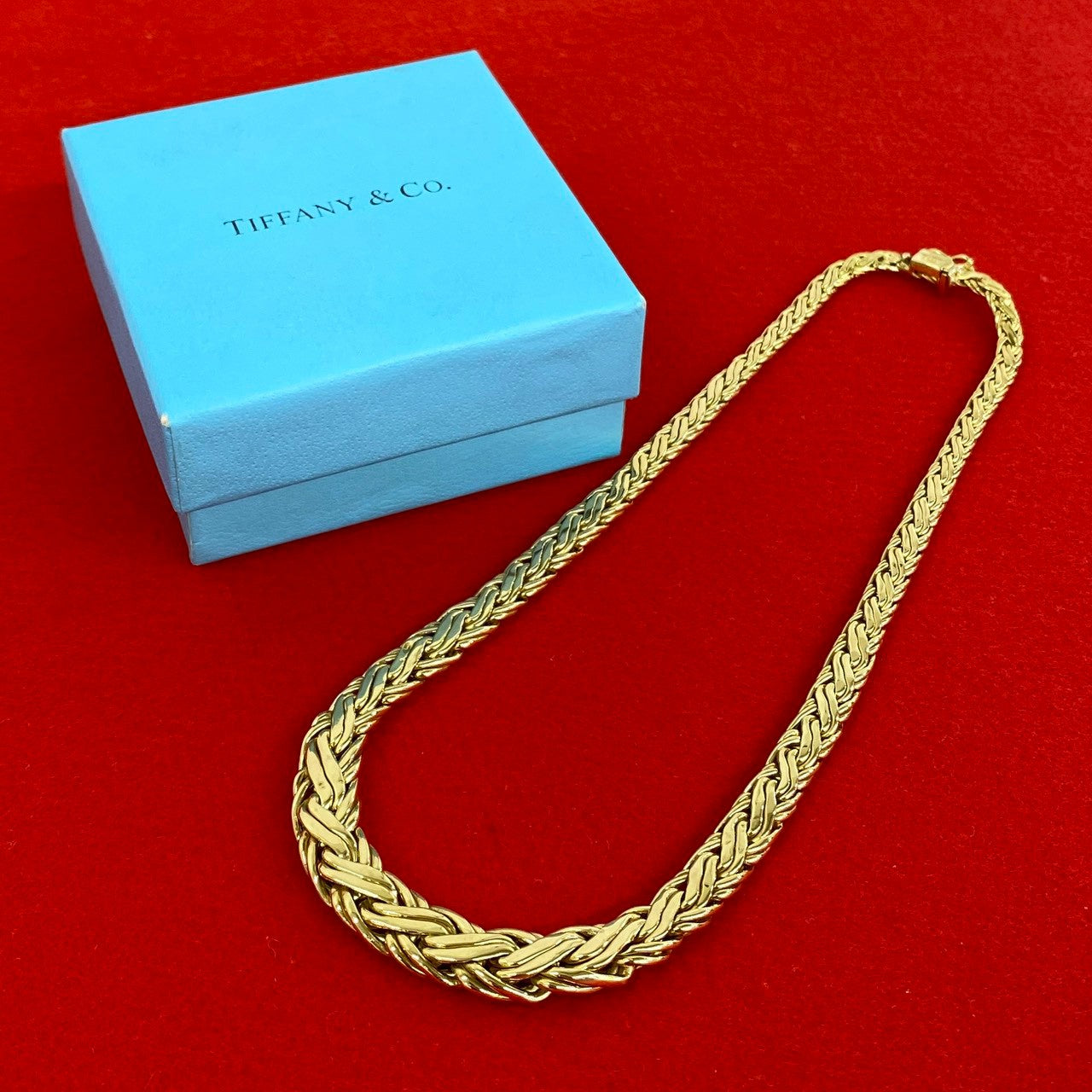TIFFANY&Co. ティファニー (Vintage) ビザンチン ブレイド ネックレス
