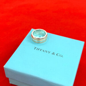 TIFFANY&Co. ティファニー グルーブ ド ダブルライン リング 指輪
