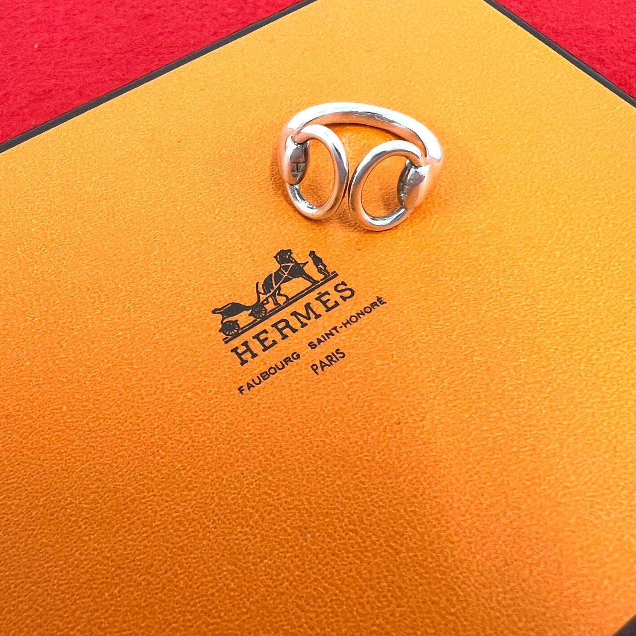 HERMES エルメス (Vintage) ナウシカ リング 指輪 10号