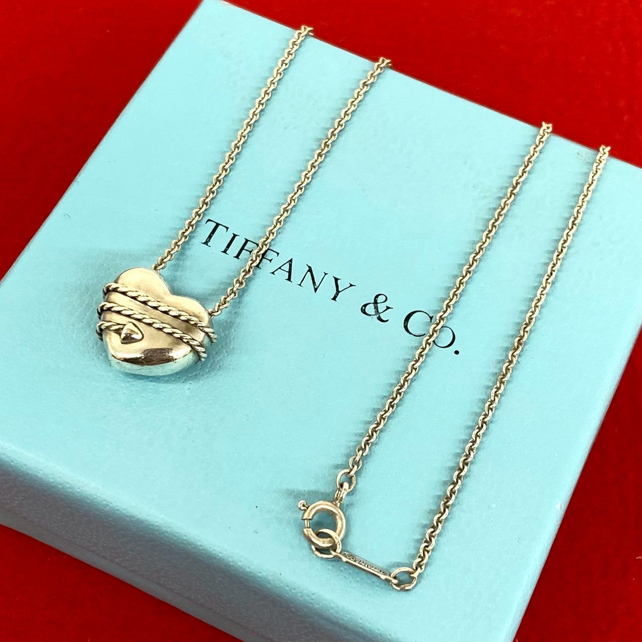 TIFFANY&Co. ティファニー (Vintage) ハート&アロー ネックレス
