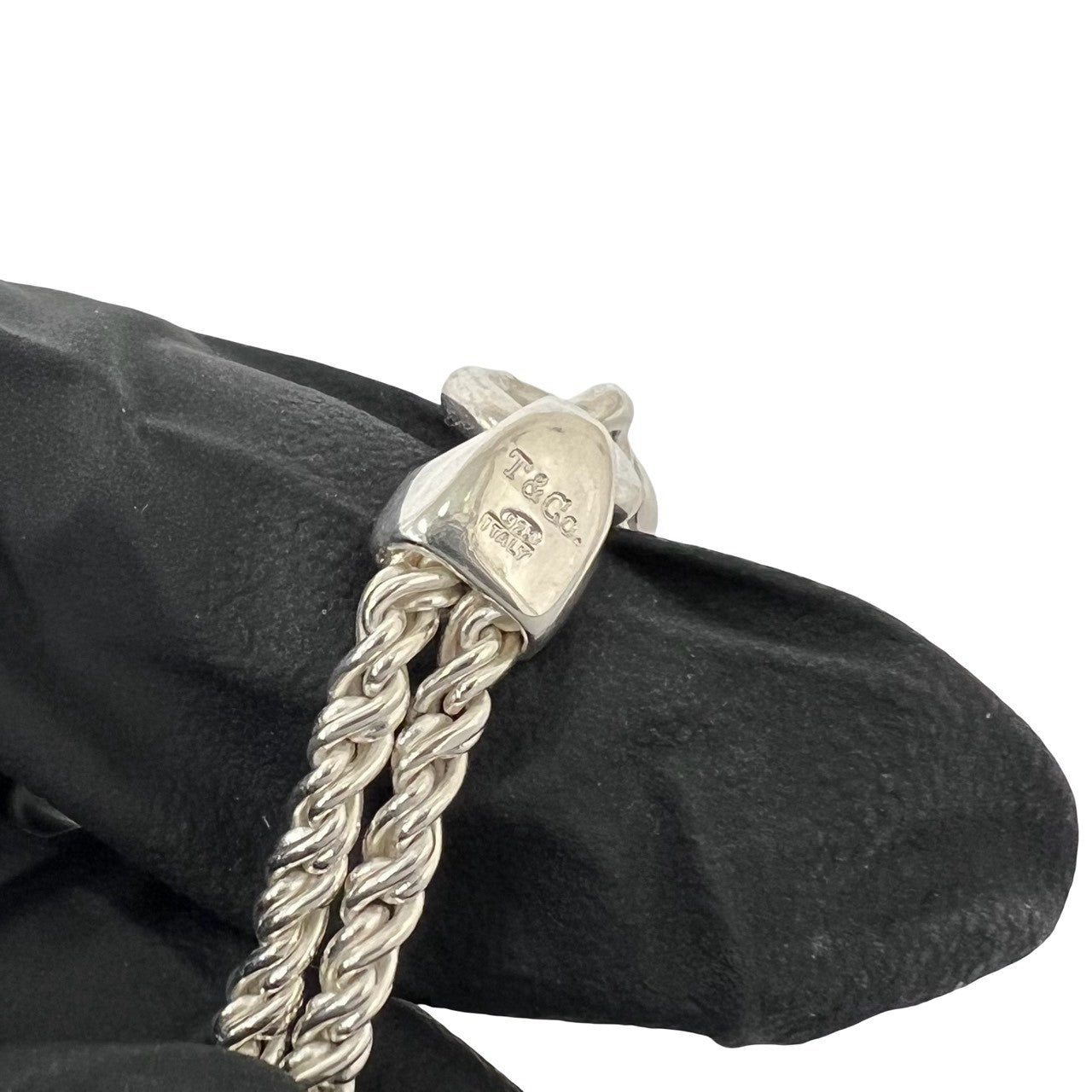 TIFFANY&Co. ティファニー (Vintage) ダブルロープ センターノット ネックレス 3