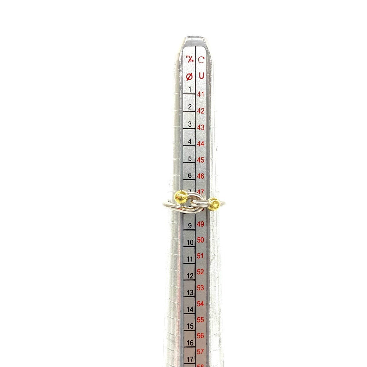 TIFFANY&Co. ティファニー (Vintage) フック&アイ リング 指輪 8号 925 K18 750YG 7