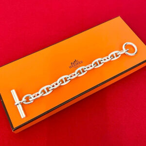 HERMES エルメス マルジェラ期 シェーヌダンクル TGM 11コマ ブレスレット