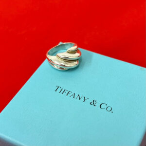 TIFFANY&Co. ティファニー ツイスト リング 925 K18 750YG 指輪