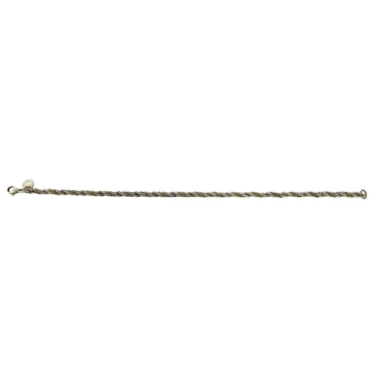 TIFFANY&Co. ティファニー (Vintage) ツイストロープ ブレスレット 925 K18 750YG 6