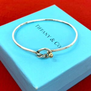 TIFFANY&Co. ティファニー (Vintage) ラブノット バングル 925 K18 750YG