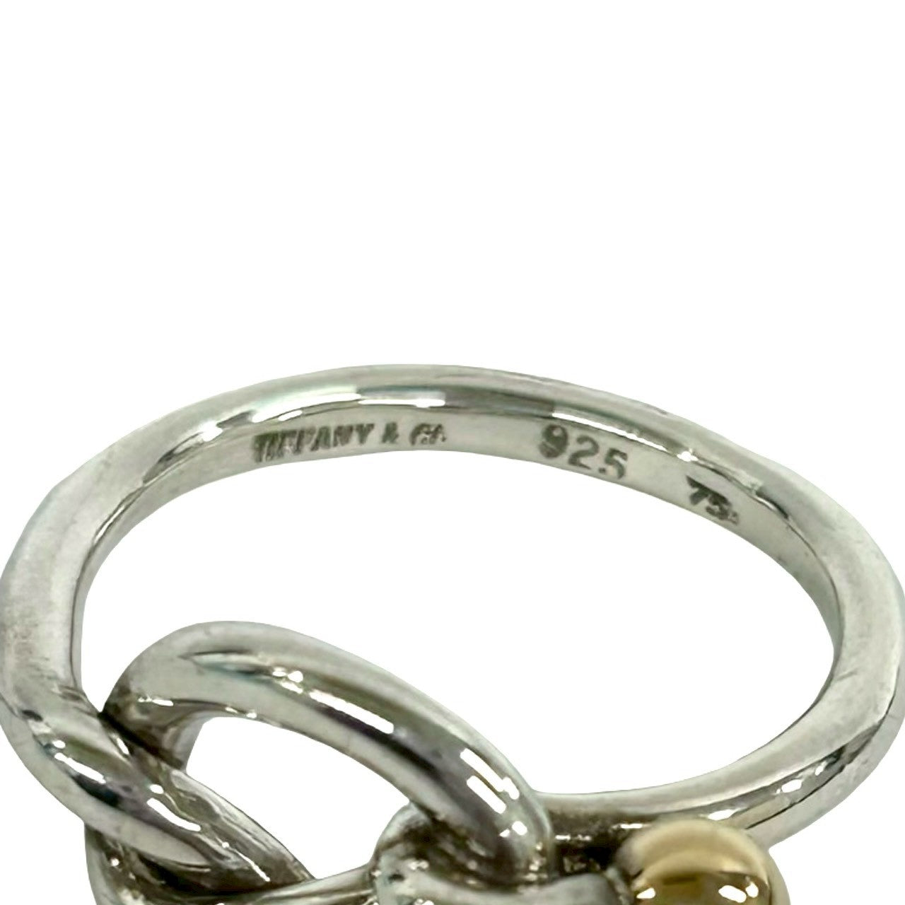 TIFFANY&Co. ティファニー (Vintage) ラブノット リング 指輪 925 K18 750YG 3