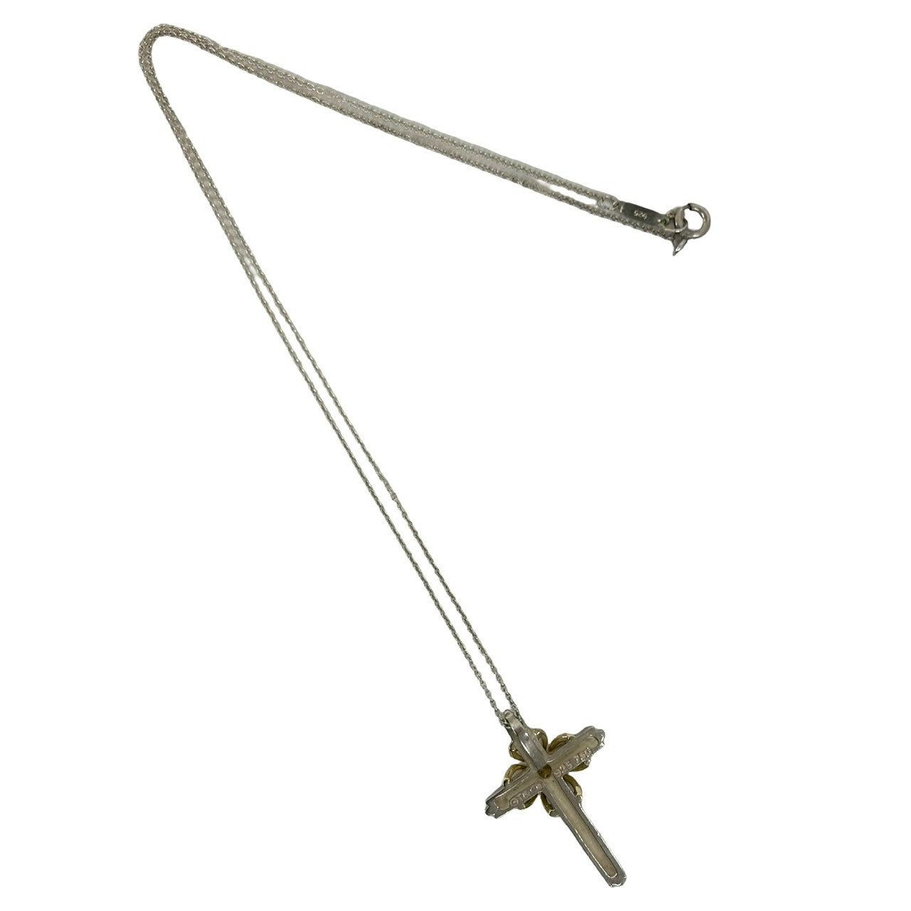 TIFFANY&Co. ティファニー (Vintage) シグネチャー クロス ネックレス 925 K18 750YG 5