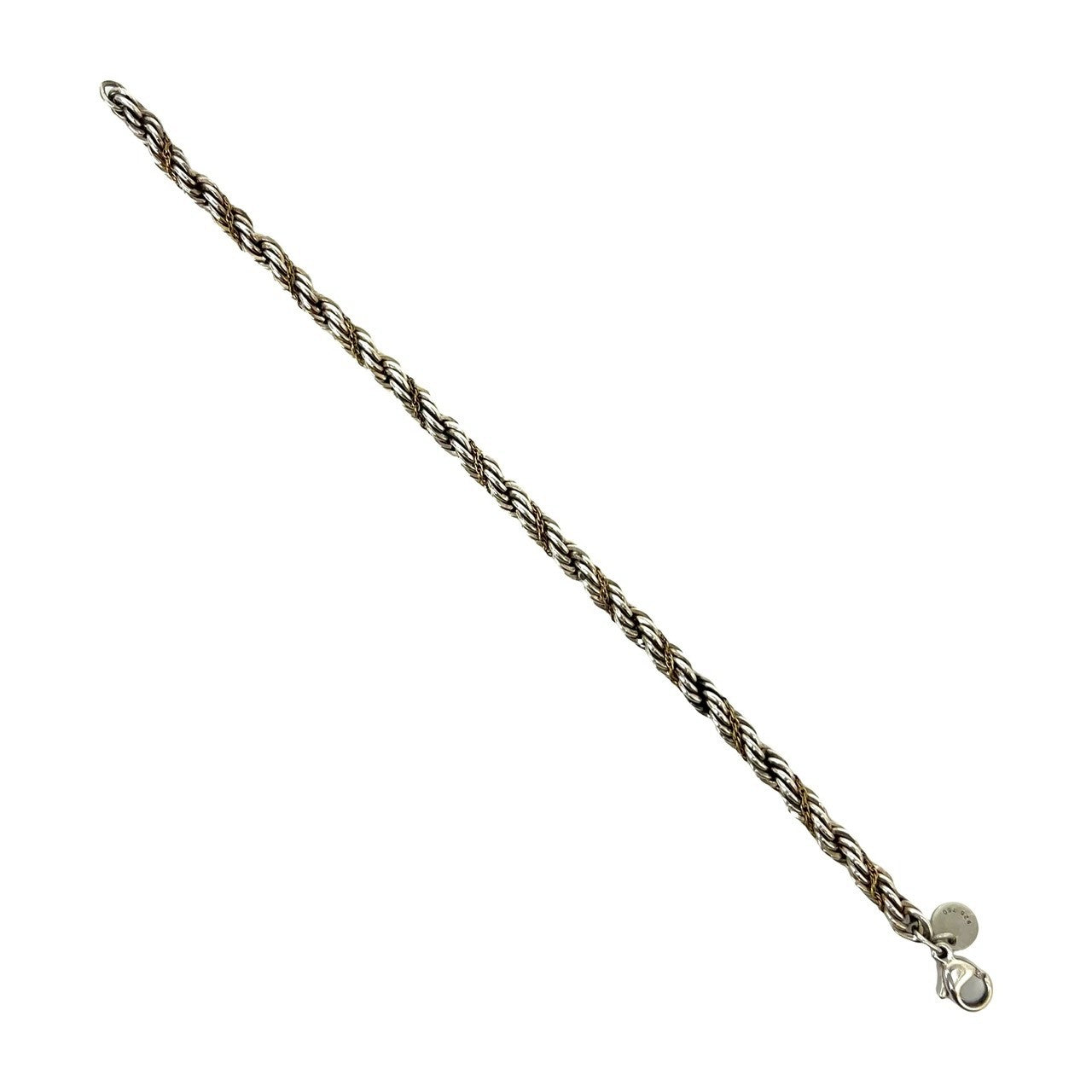 TIFFANY&Co. ティファニー ツイストロープ ブレスレット 925 K18 750YG 5