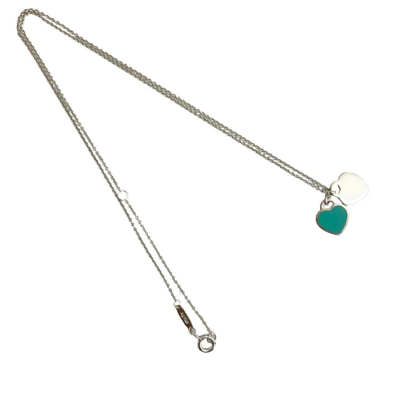 TIFFANY&Co. ティファニー リターントゥ ミニ ダブルハートタグ ネックレス 4