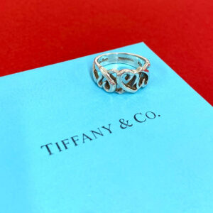 TIFFANY&Co. ティファニー (Vintage) ラビング ハート リング 指輪 10号