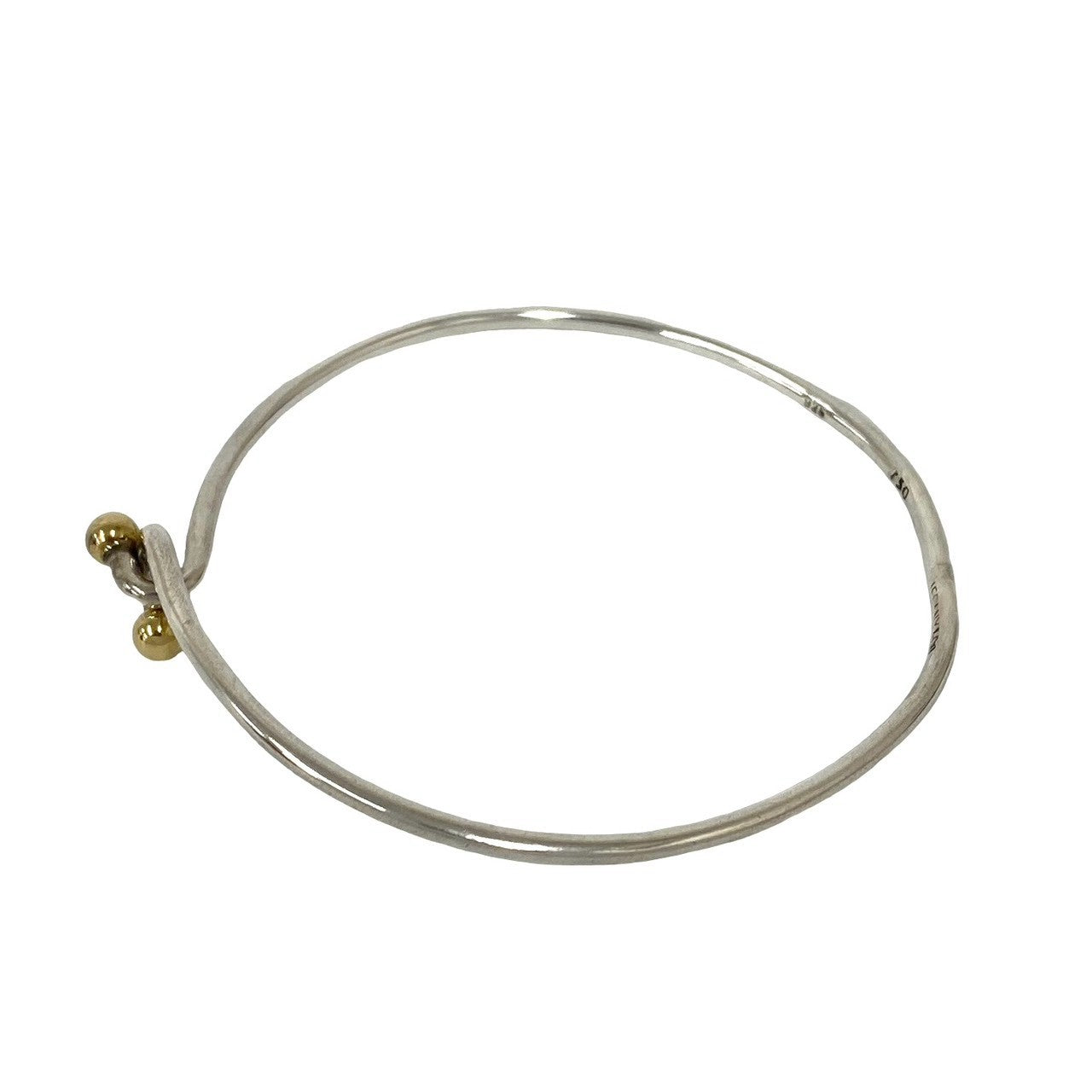 TIFFANY&Co. ティファニー (Vintage) フック&アイ バングル 925 K18 750YG 5