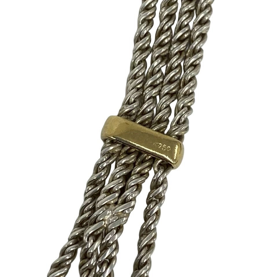 TIFFANY&Co. ティファニー (Vintage) Tロープ ブレスレット 925 K18 750YG 4