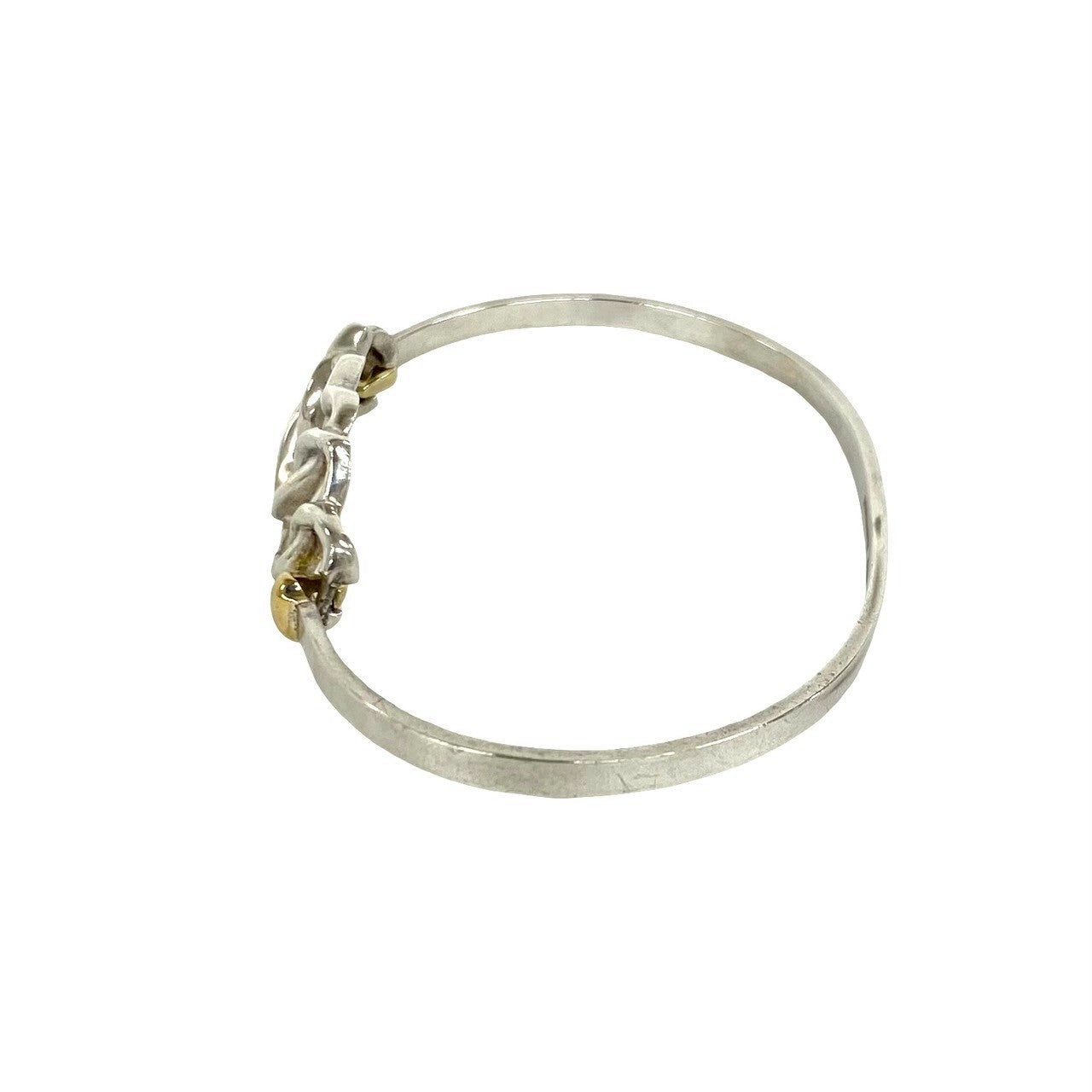 TIFFANY&Co. ティファニー (Vintage) トリプル ハートコンビ バングル ブレスレット 5
