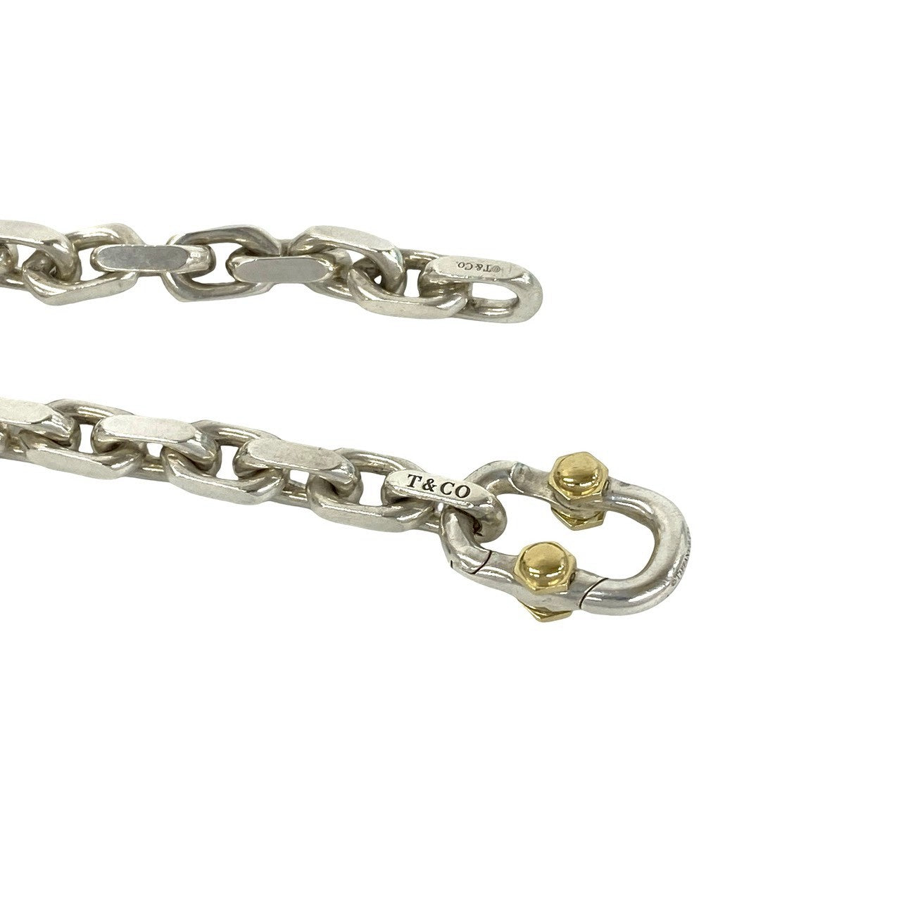 TIFFANY&Co. ティファニー メイカーズ ブレスレット 925 K18 750YG 4