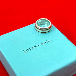 TIFFANY&Co. ティファニー グルーブド ダブルラインリング 指輪