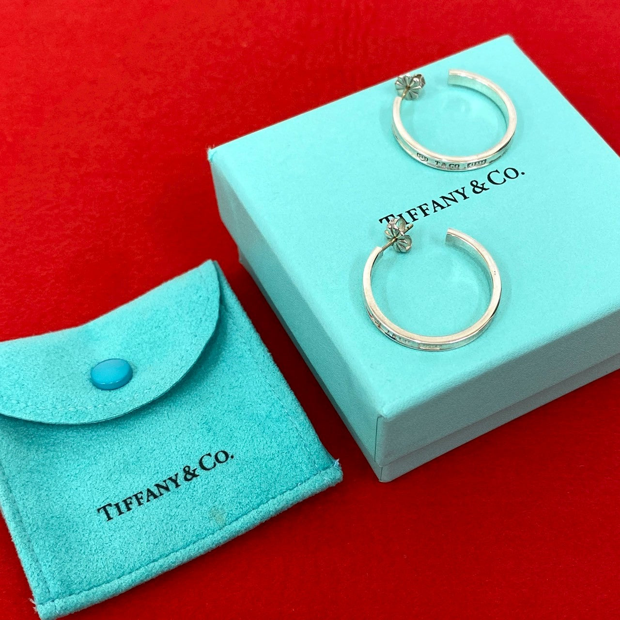 TIFFANY&Co. ティファニー ナロー フープ ピアス