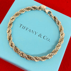 TIFFANY&Co. ティファニー (Vintage) ツイストロープ ブレスレット 925 K14 585YG