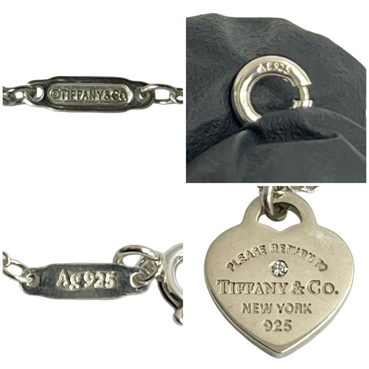 TIFFANY&Co. ティファニー リターントゥ ミニ ダブルハートタグ ネックレス 2