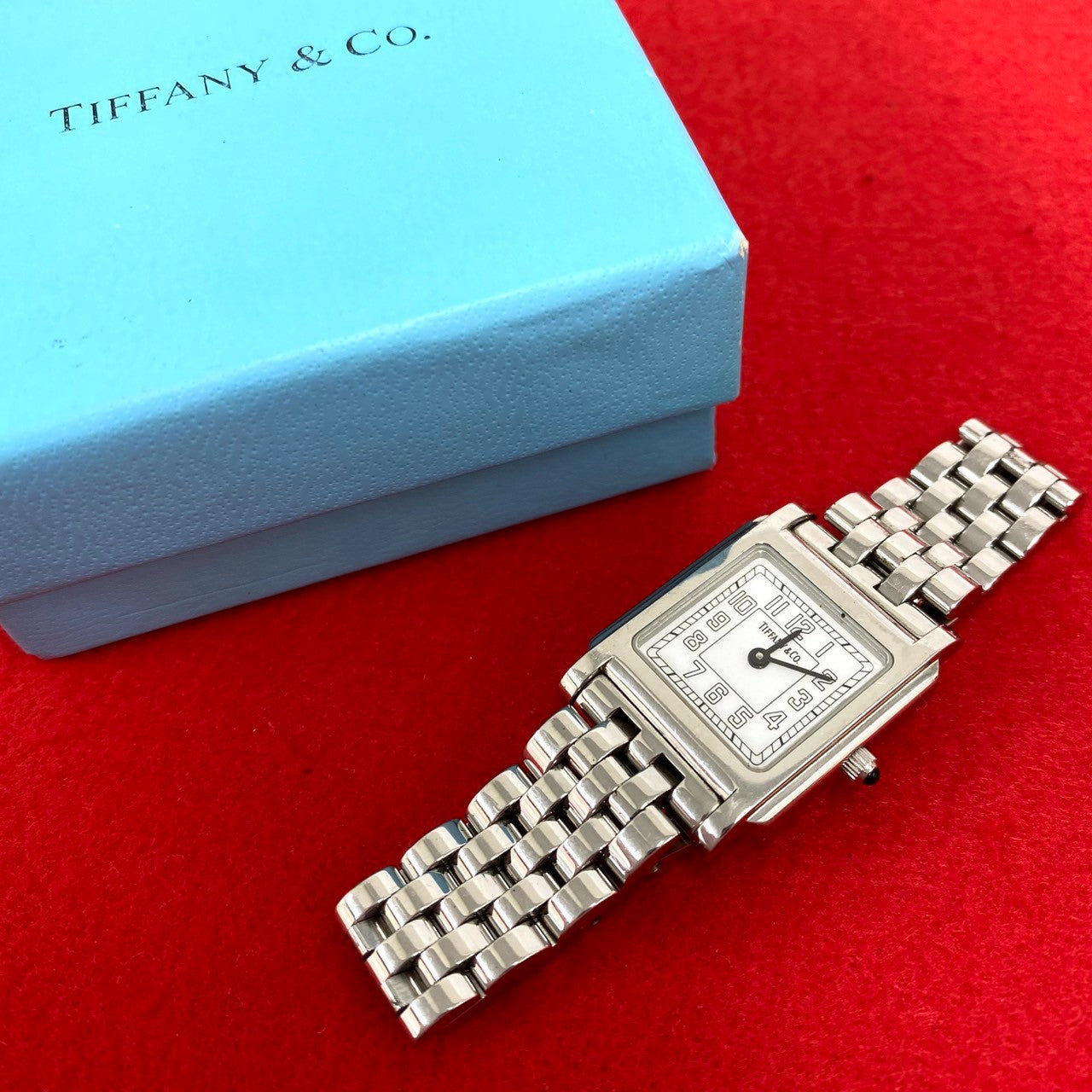 TIFFANY&Co. ティファニー クラシック スクエア 腕時計