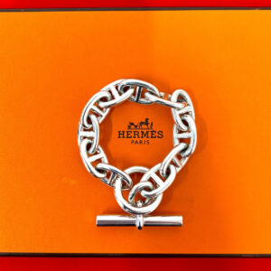 HERMES エルメス シェーヌダンクル TGM 11コマ ブレスレット
