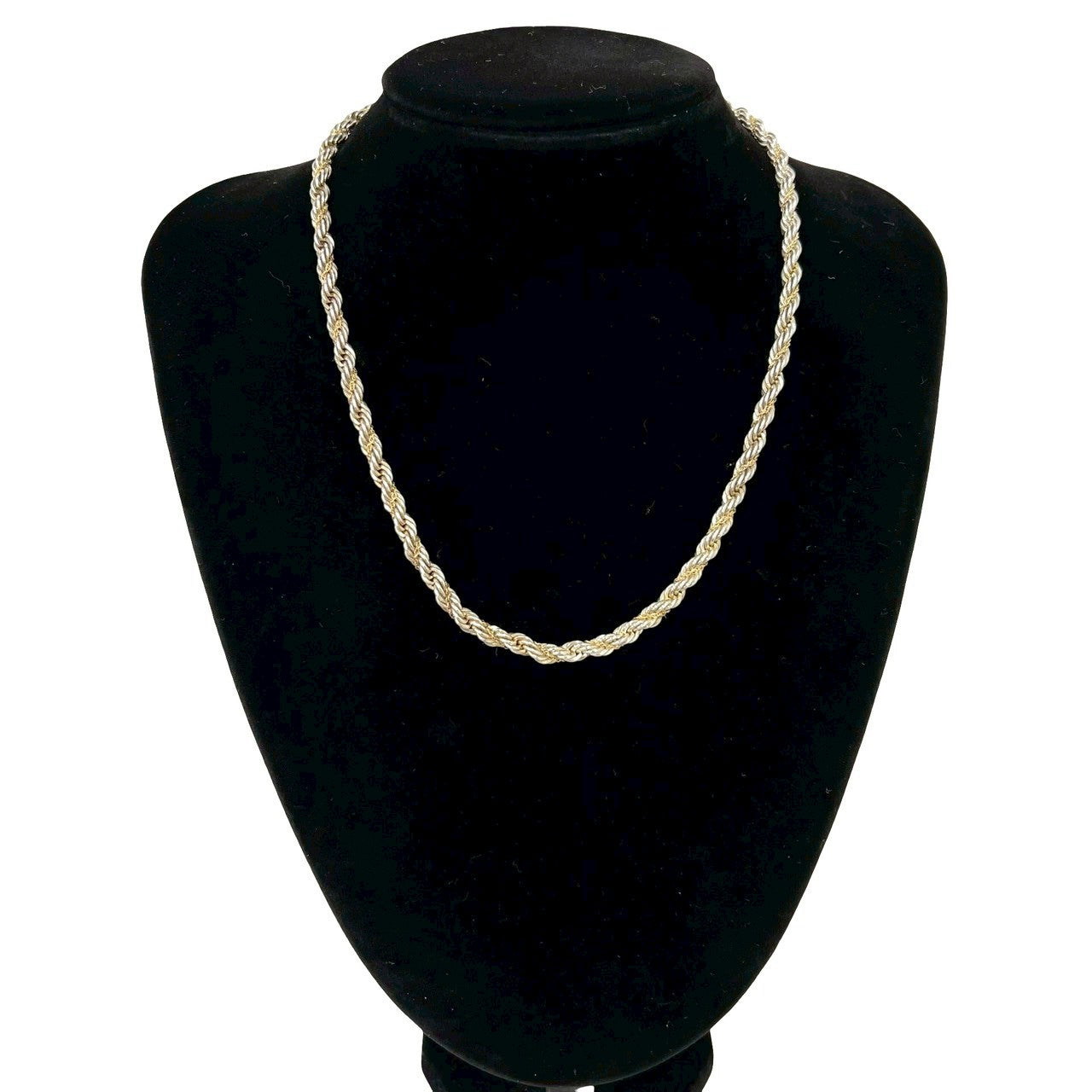 TIFFANY&Co. ティファニー (Vintage) ツイストロープ ネックレス 925 K18 750YG 2