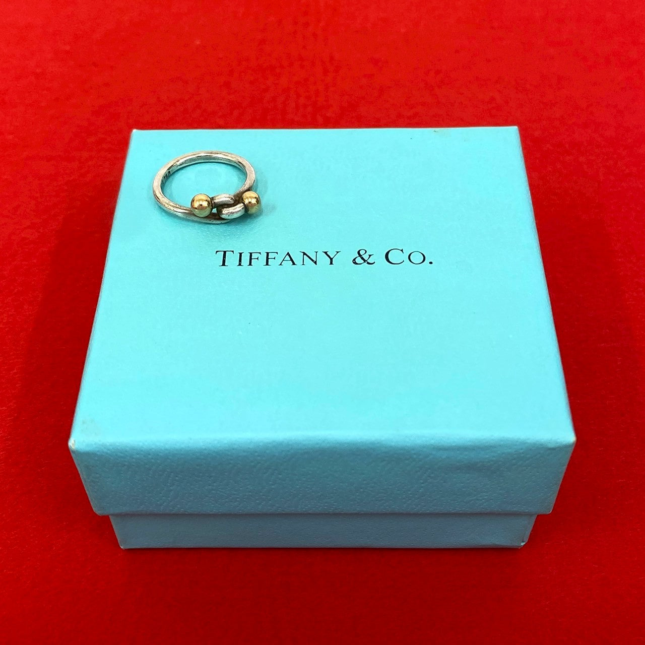 TIFFANY&Co. ティファニー フック&アイ ラブノット リング 指輪