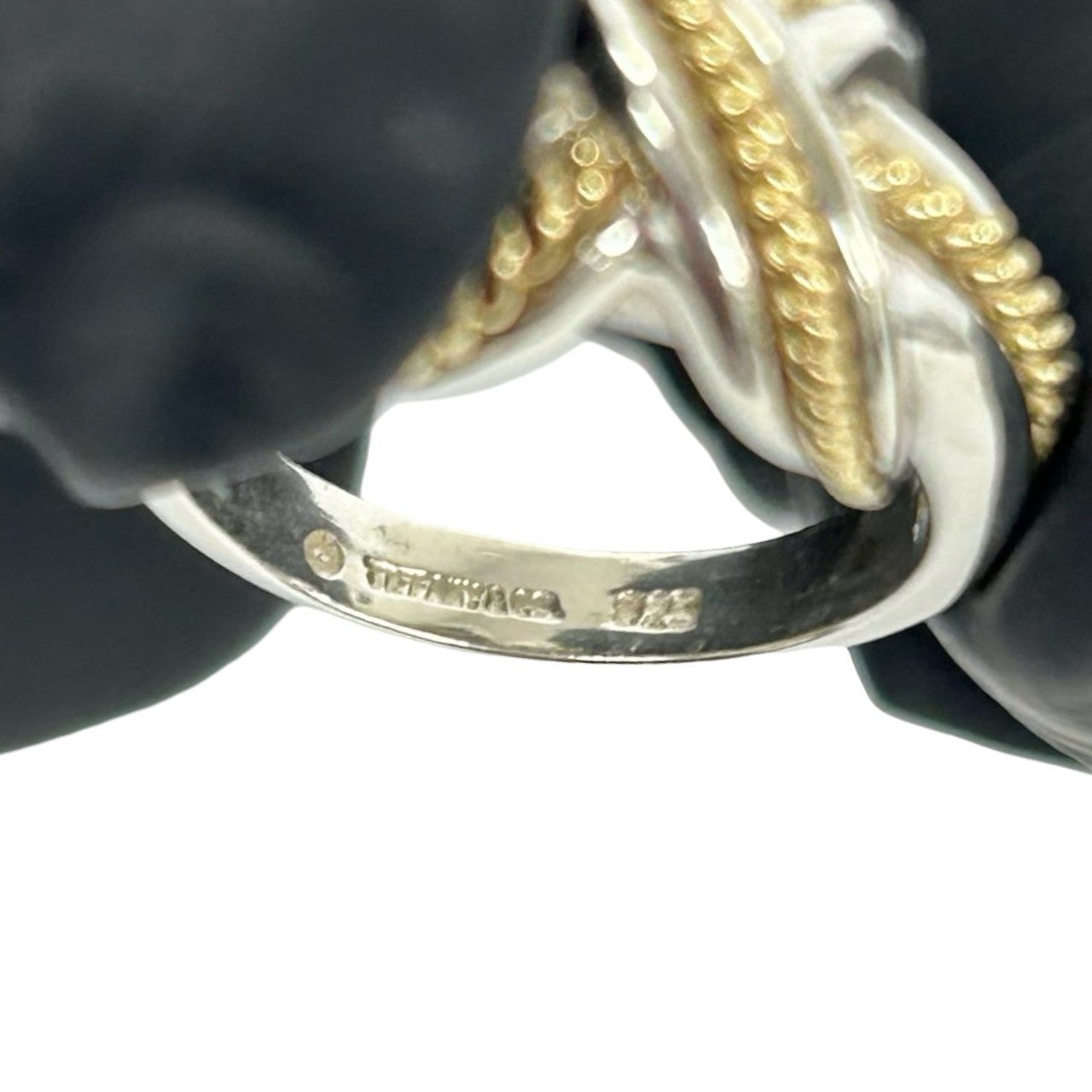 TIFFANY&Co. ティファニー シグネチャー クロス リング 925 K18 750YG 指輪 3