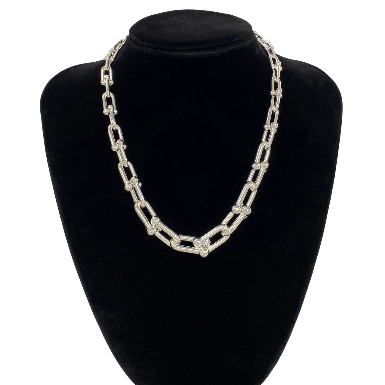 TIFFANY&Co. ティファニー ハードウェア グラジュエイテッド リンク ネックレス 2