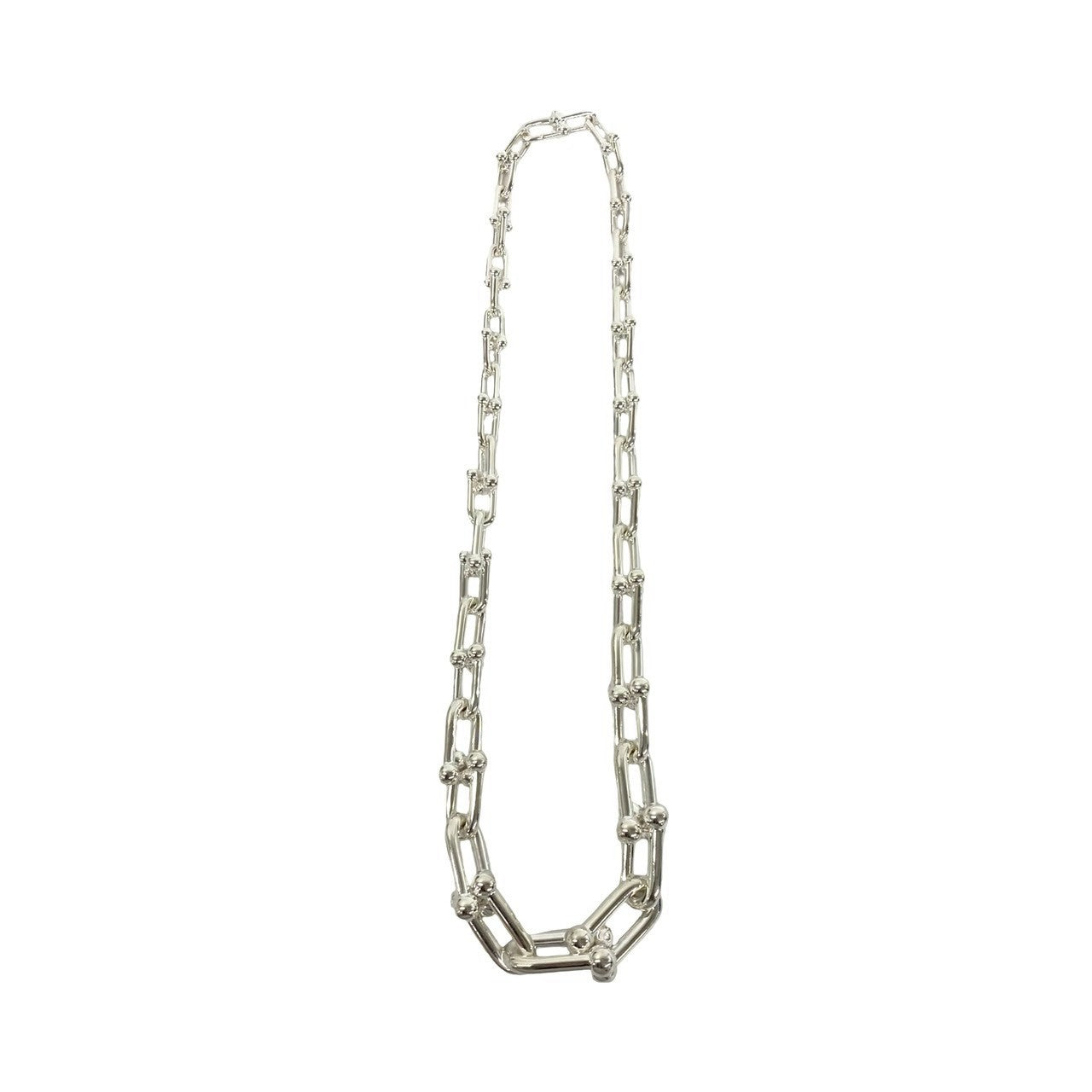 TIFFANY&Co. ティファニー ハードウェア グラジュエイテッド リンク ネックレス 5